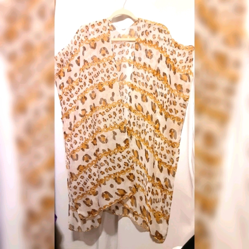 Sheer Cape Jacket Topper - OS